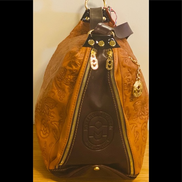 NWT Marino Orlando Leather Handbag - Picture 4 of 8